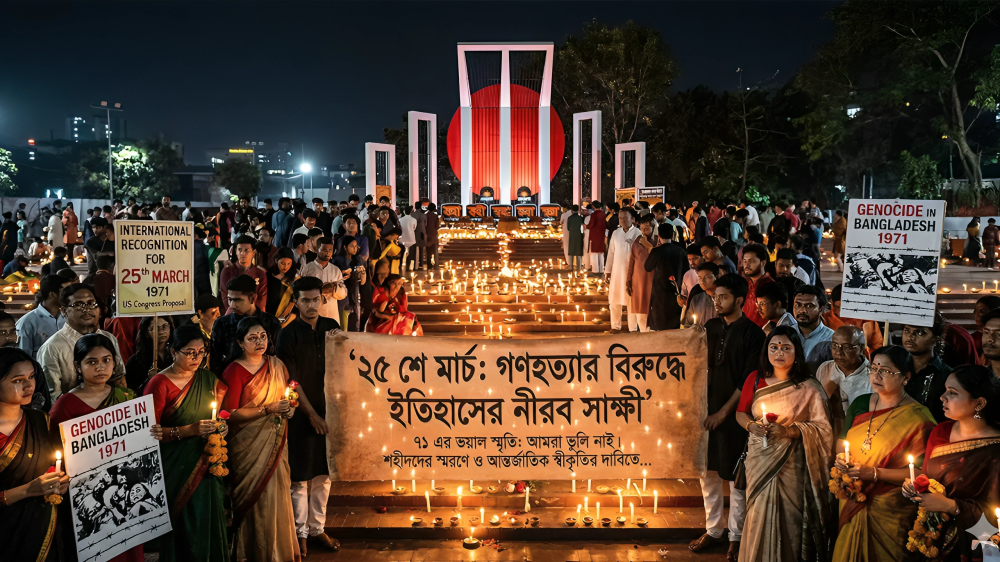 ২৫ মার্চ: গণহত্যার কালরাত্রি, বাঙালির চেতনায় অম্লান স্মৃতি