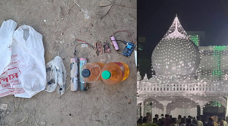 লালন আখড়াবাড়িতে টাইম বোমা ও পেট্রল উদ্ধার, জোরদার নিরাপত্তা
