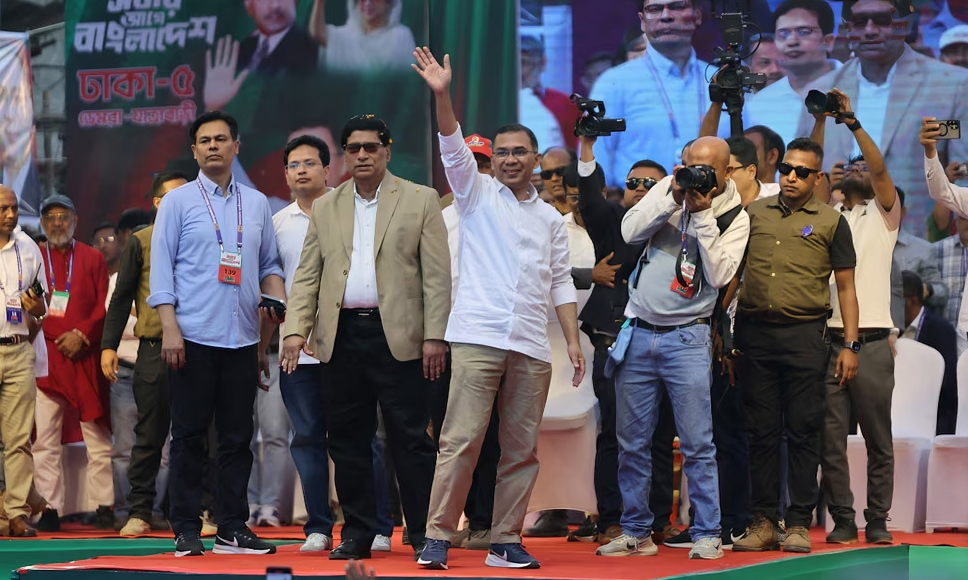 দুই দশক পর দেশে ফিরে প্রধানমন্ত্রী হওয়ার দ্বারপ্রান্তে তারেক রহমান: রয়টার্স