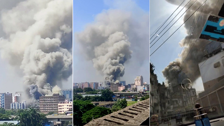 টঙ্গীতে এসেনশিয়াল ড্রাগসের কারখানায় আগুন