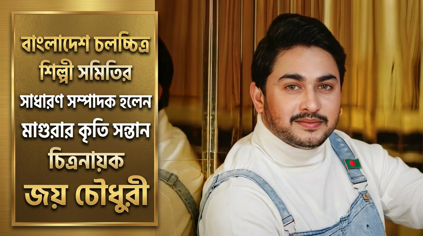 চলচ্চিত্র শিল্পী সমিতির সাধারণ সম্পাদক হলেন মাগুরার কৃতি সন্তান জয় চৌধুরী