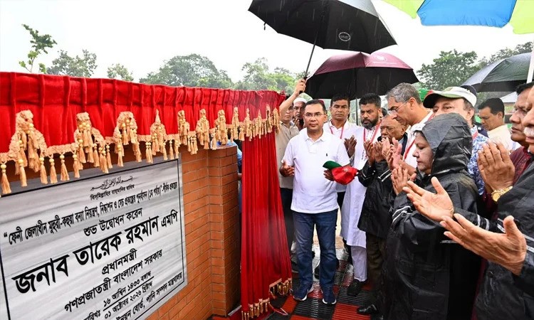 ফেনীতে ১,৫৪২ কোটি টাকার মুহুরী-কহুয়া প্রকল্প উদ্বোধন প্রধানমন্ত্রীর