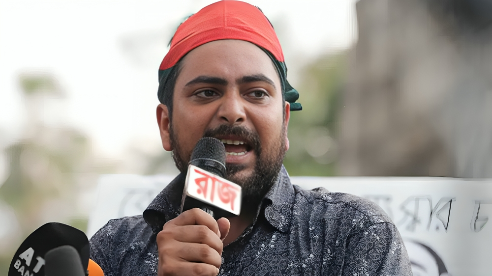 রাষ্ট্রপতিকে অপসারণ ও গ্রেফতারের দাবি নাহিদের