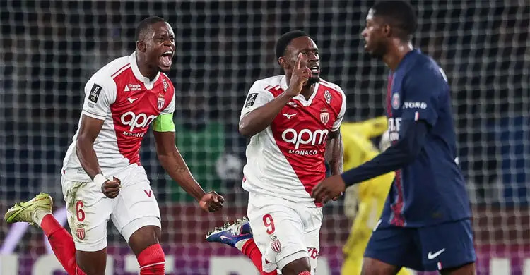 পিএসজির বিপক্ষে দারুণ জয় মোনাকোর